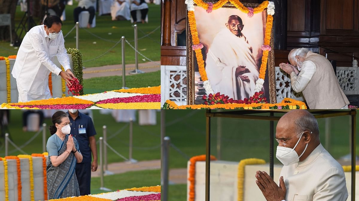 Mahatma Gandhi 152nd birth anniversary: Political bigwigs pay homage to 'Father of the Nation'