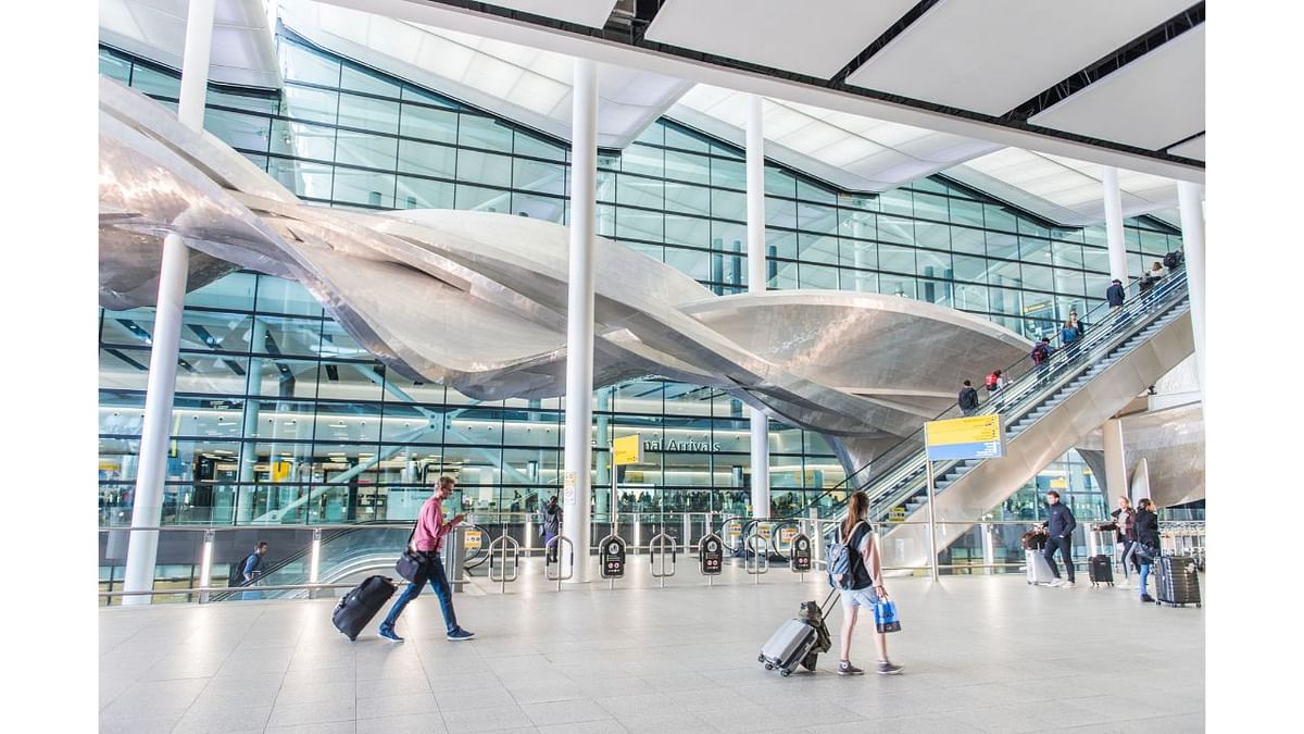London's Heathrow Airport improved from 12 to 8 in 2021. Credit: Twitter/@HeathrowAirport