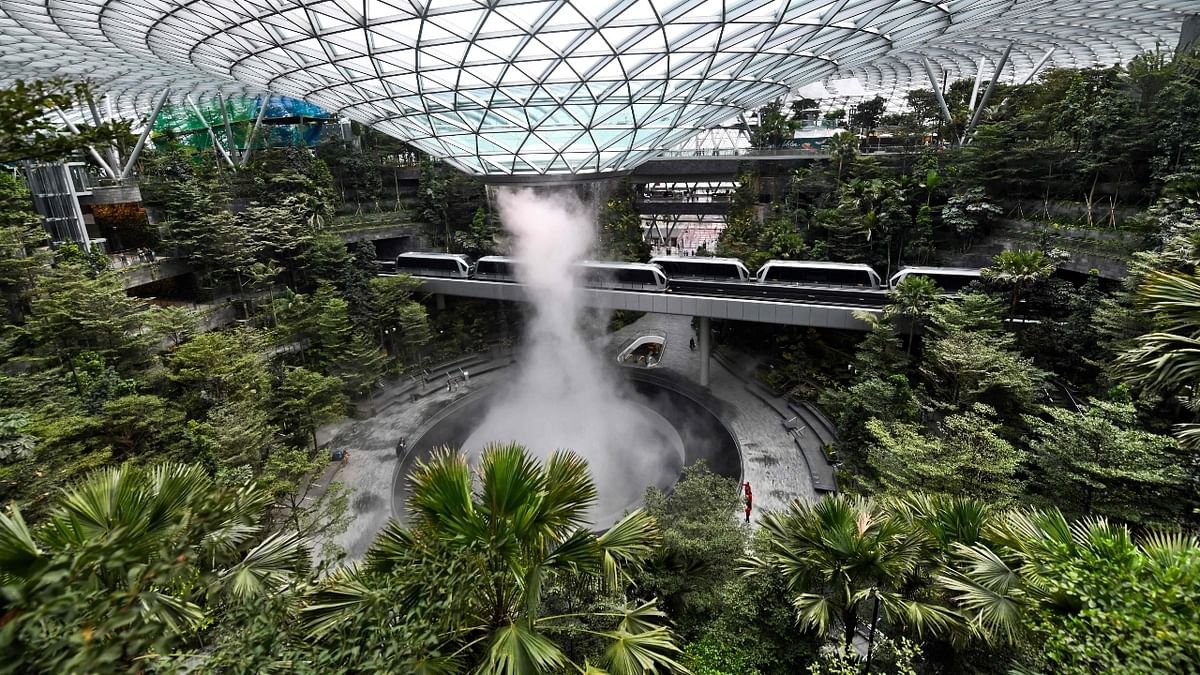 Ending its eight-year winning streak, Singapore Changi airport ranks third in the list. Credit: AFP Photo