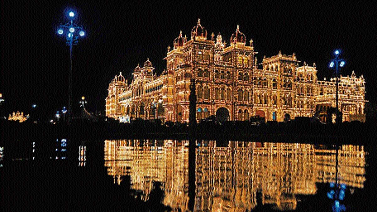 Reportedly, Dusshera was celebrated for the very first time in the 17th century in the Mysore Palace at the orders of then King. Credit: Nesara Kadanakuppe