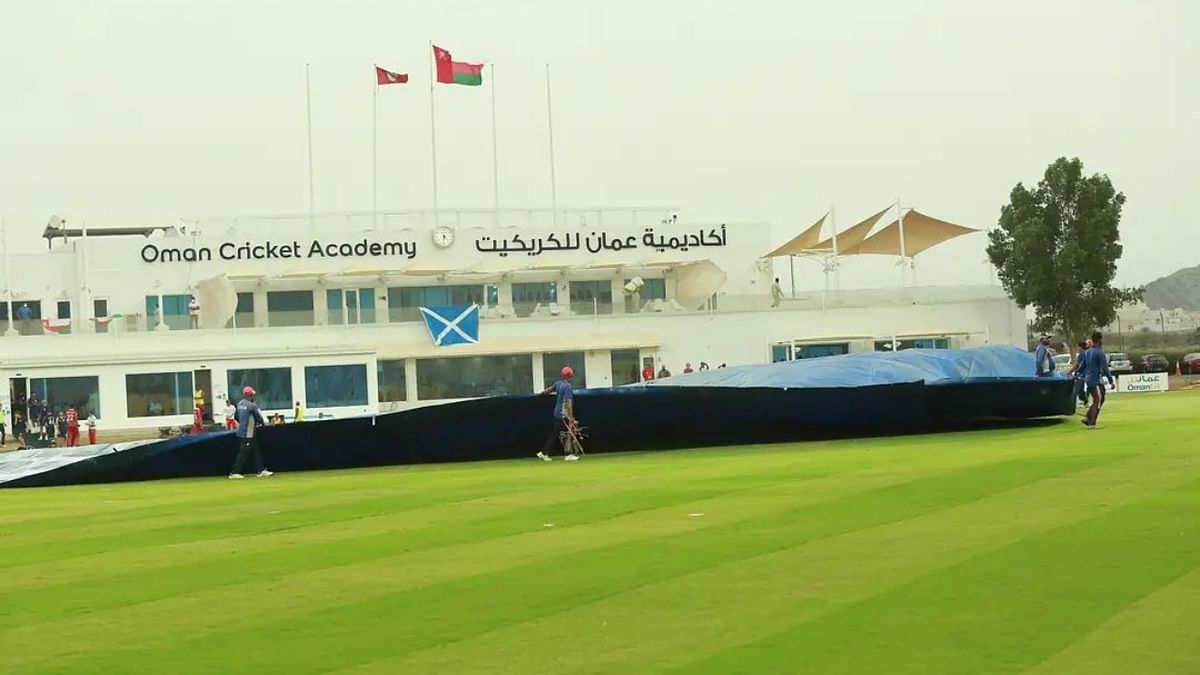 Oman Cricket Academy Ground: One of the most scenic stadiums on the planet, this ground is located in Muscat and can accommodate nearly 3000 audiences. Credit: Instagram/omancricketofficial