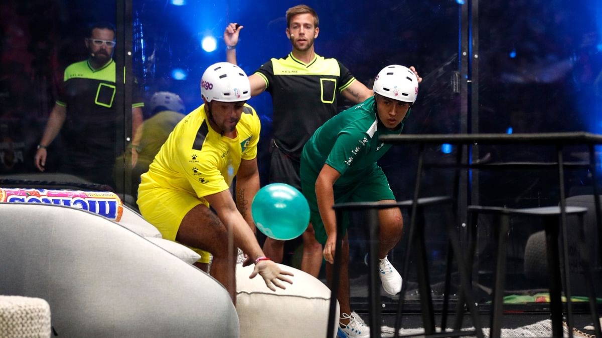 Anyone who has ever leapt over a couch to prevent a party balloon from touching the living room floor can now dream of parlaying those skills into a World Cup triumph. Credit: Reuters Photo