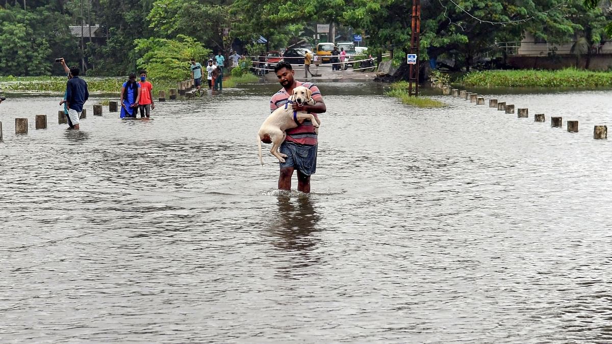 The Indian Meteorological Department has also warned of more rains on Sunday (Oct. 17). Credit: PTI Photo