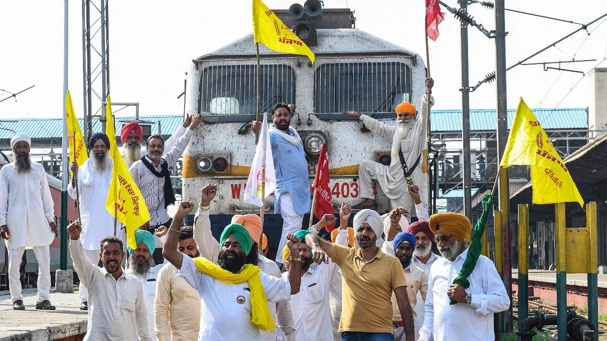 Train services hit amid 'Rail Roko' protest in North India