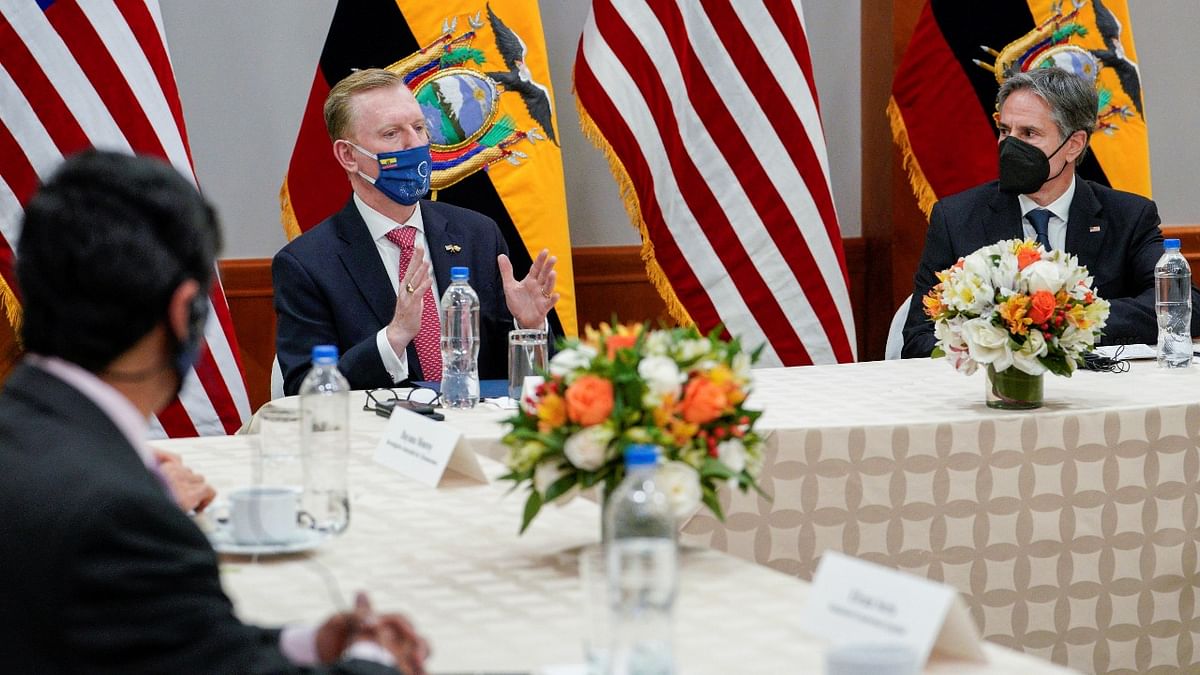 US Secretary of State Blinken visits Ecuador. Credit: Reuters Photo