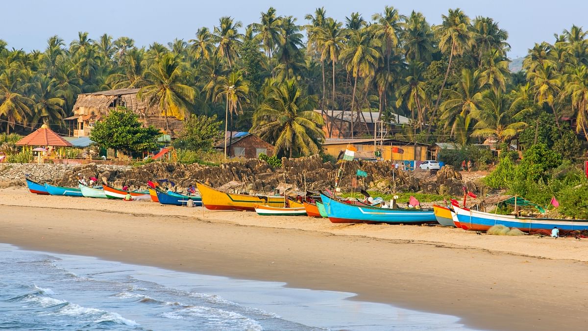 Another famous beach in Gokarna is Paradise beach and is a must-visit for adventure enthusiasts and famous for its water sports. Credit: Getty Images
