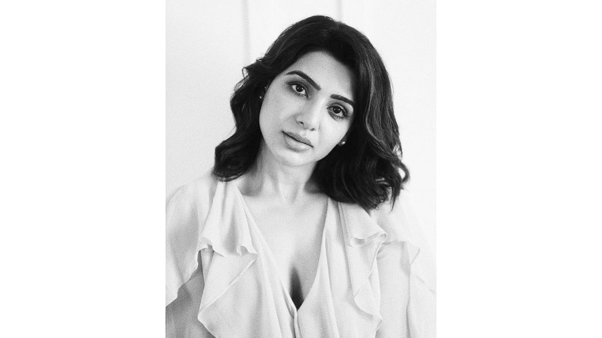 Samantha, who proved her mettle in acting with 'The Family Man 2', has grabbed the fourth spot. Credit: Instagram/samantharuthprabhuoffl