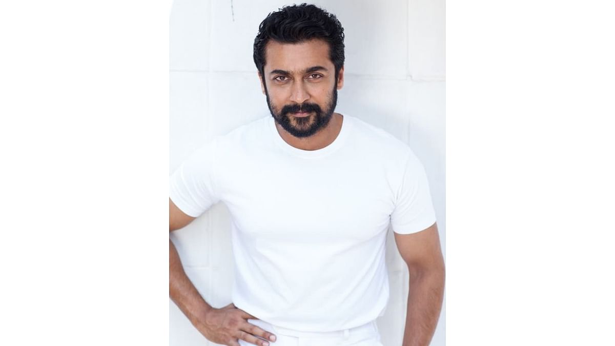 'Vaadivaasal' actor Suriya ranks ninth in the list. Credit: Instagram/actorsuriya