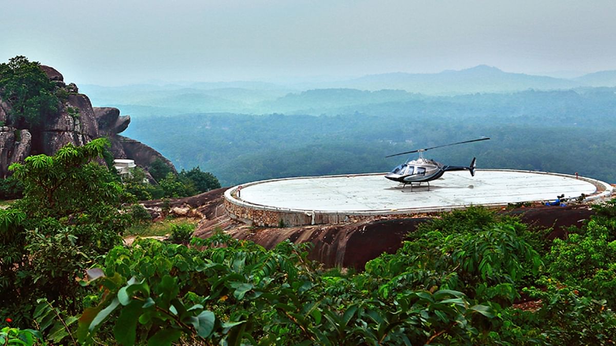 With facilities like Cable Car ride, Heli joyrides and many more, Jatayu Earth's Center is one of the biggest private-public tourism projects in Kerala. Credit: Jayadevan Vayala
