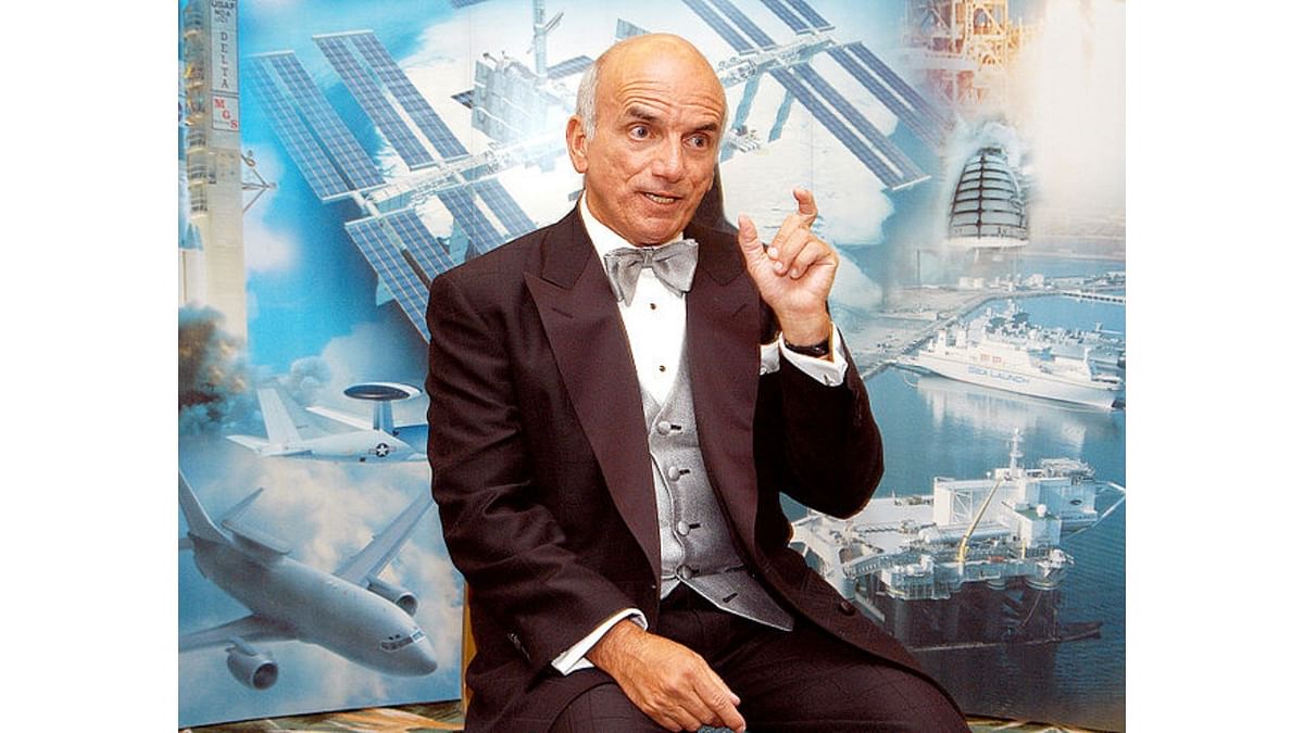 Dennis Tito was 60 when he became the first private person to be in space. Credit: Wikimedia Commons