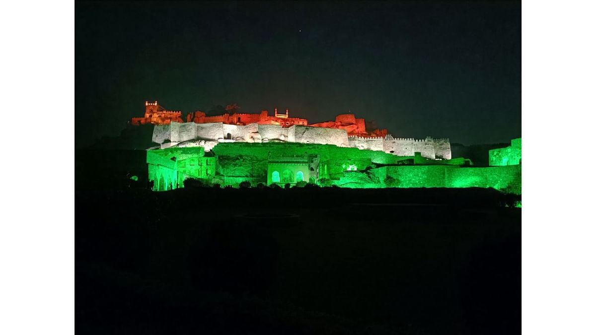 Golconda Fort in Hyderabad, Telangana. Credit: MHA
