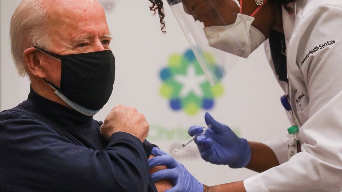 United States | The US has so far vaccinated its population with 6 per cent of the world's Covid-19 vaccine doses. America forms 4.2 per cent of the world population | Credit: Reuters File Photo