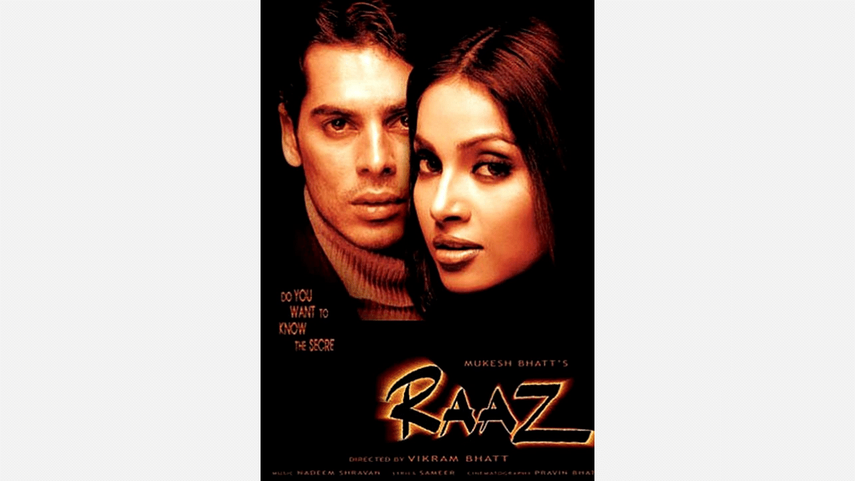 Raaz (Hindi, 2002) | The Vikram Bhatt-directed 'Raaz', loosely based on 'What Lies Beneath', had a gripping screenplay that was dramatic and eerie in equal measures. It starred Dino Morea and Bipasha Basu in the lead and emerged as a massive hit at the box office. Credit: IMDb