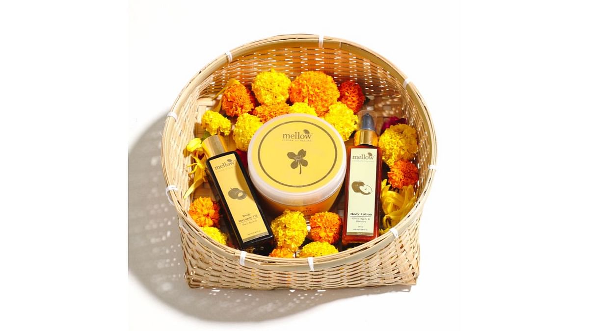 Body Polishing Essential: A perfect for all-natural ayurvedic body polishing. It is a beautiful gifting idea for your loved ones who are looking to begin their journey of getting closer to nature with Ayurveda. Credit: Special Arrangement