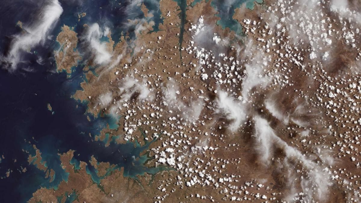 The first image collected by Landsat 9 on October 31, 2021 and released by NASA, shows remote coastal islands and inlets of the Kimberly region of Western Australia. Credit: AFP Photo/NASA/Landsat 9