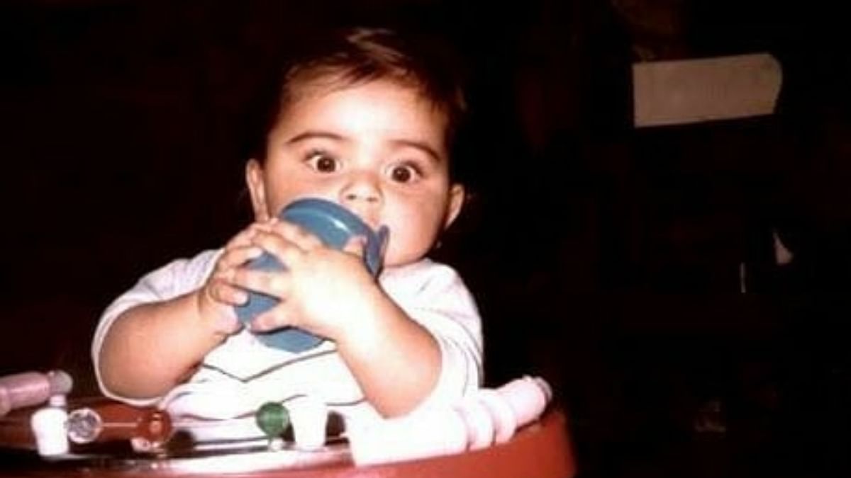 A picture of Virat Kohli as a toddler. Credit: Instagram/virat.kohli.forever___