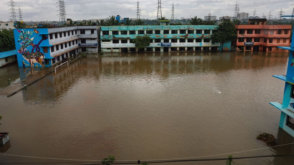 Flooding and waterlogging were reported at several places and nearly 60 houses suffered massive damage due to the continuous downpour. Credit: PTI Photo