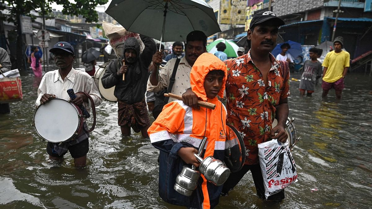 Meanwhile, the Tamil Nadu government has set up special monsoon medical camps to provide medical assistance, especially from water-borne diseases. Credit: AFP Photo