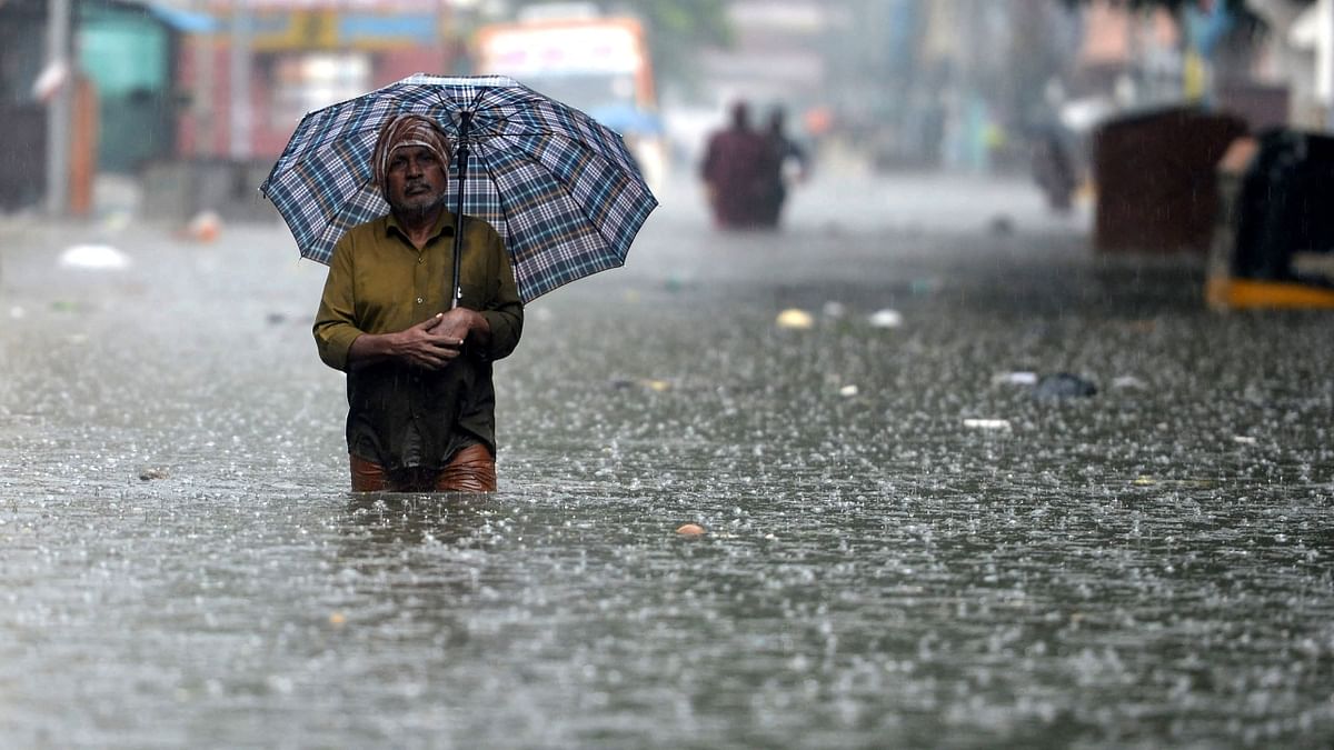 The Northeast monsoon is expected to add to Tamil Nadu's woes as more rainfall is expected in the state between November 9-11. Credit: AFP Photo