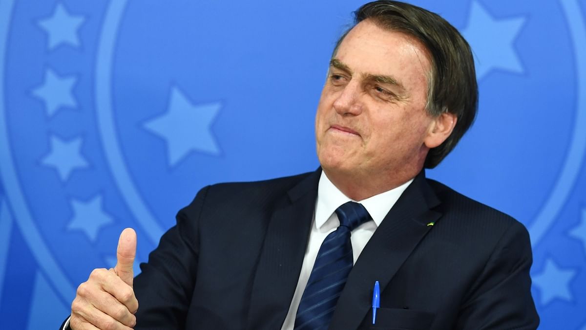 President of Brazil Jair Bolsonaro scored 35% per cent ratings in the 'Global Leader Approval' list. Credit: AFP Photo