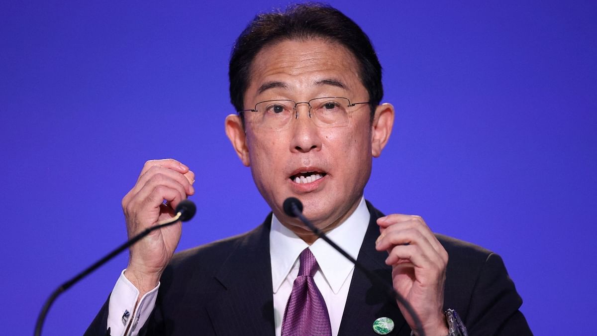 Japan's PM Fumio Kishida stood eight in the list with 42% approval ratings. Credit: AFP Photo