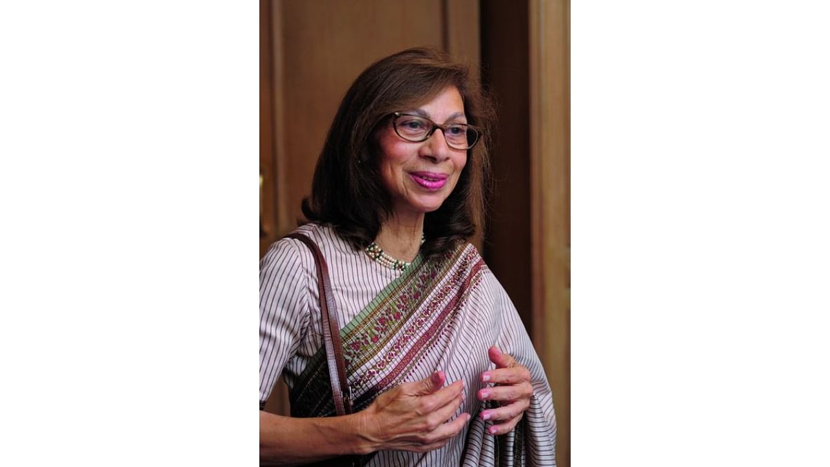The third-generation heir of the Godrej Family Smita Crishna-Godrej is the fifth richest women billionaire with a net worth of $2.8 billion. Credit: Twitter/@IndustrialAngle