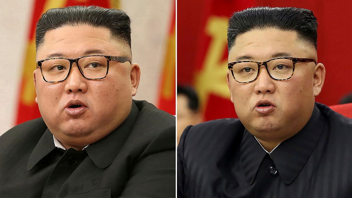 Kim’s haircut is very famous in the North Korea and students were asked to duplicate his haircut. In North Korea, there is a stringent rule that citizens must abide by one of 28 approved haircuts. Credit: AP Photo