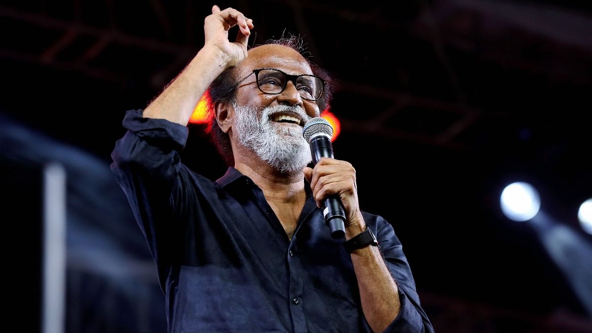 Rajinikanth: Superstar Rajinikanth too has insured his voice for a whopping amount. Not many know that Rajinikanth has copyright for his voice and one should only imitate after getting his consent to avoid legal troubles. Credit: PTI Photo