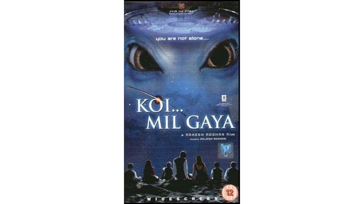 'Koi... Mil Gaya' follows the story of a developmentally disabled young man trying to continue the work his father did in communicating with extra-terrestrials from outer space, which leads to something miraculous and wonderful. Credit: IMDb