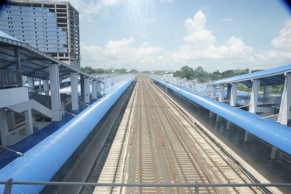 The railway station is redeveloped under the Public-Private Partnership (PPP) mode. Credit: PIB Photo
