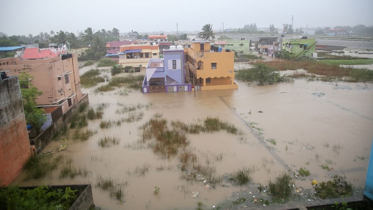 After paralysing Chennai for nearly a week, the rains have now shifted to south Tamil Nadu, Kanyakumari. Credit: PTI Photo