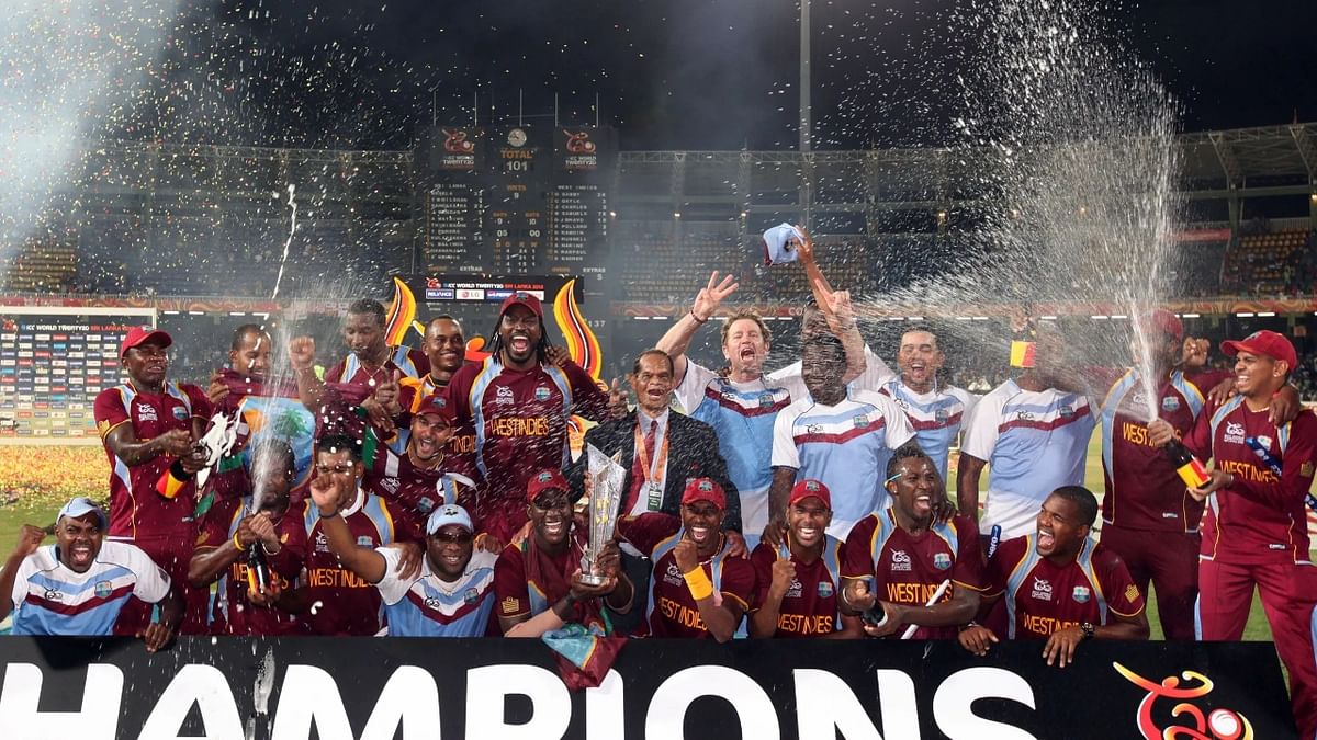 Windies won the fourth edition of the T20 World Cup in 2012. Credit: www.t20worldcup.com