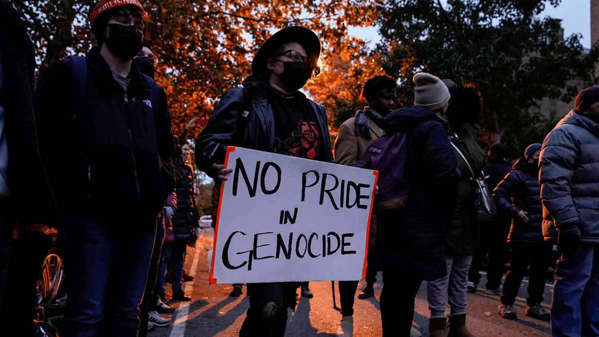 Activists demonstrate in front of Senate Republican Leader Mitch McConnell’s (R-KY) house in Washington. Credit: Reuters Photo