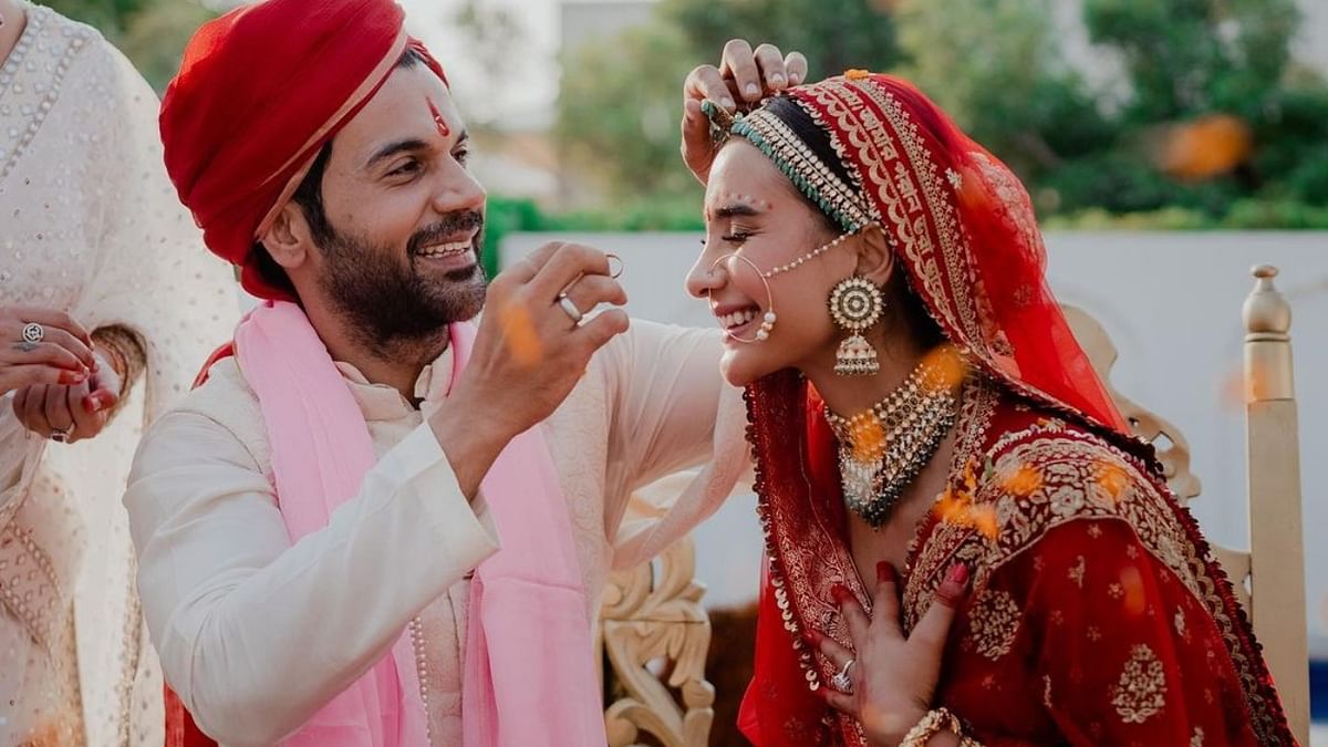 Bollywood actor Rajkummar Rao married his long time girlfriend and actor Patralekhaa in an intimate affair on November 15. Credit: Instagram/rajkummar_rao