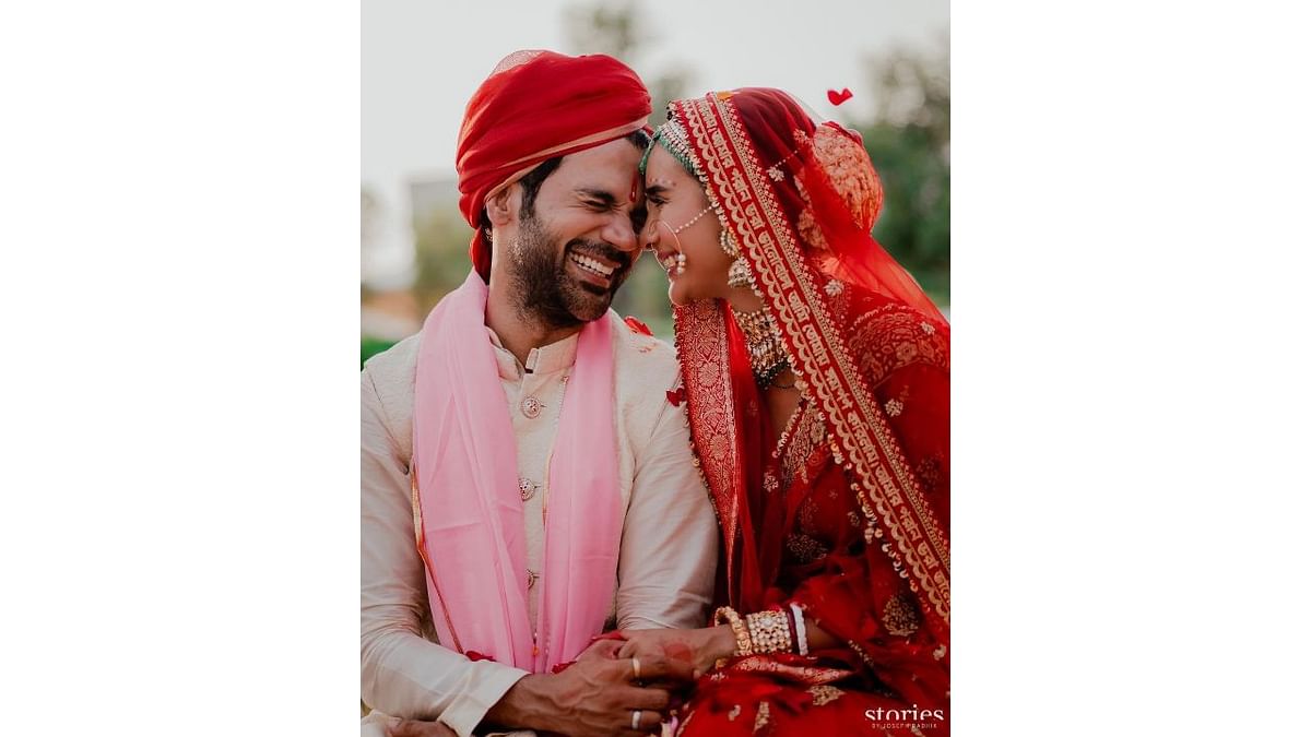 It took almost 12 years for the couple to seal their relationship. Credit: Instagram/rajkummar_rao