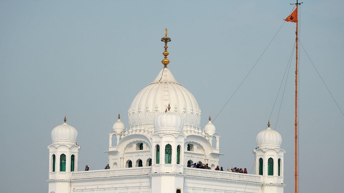 An official statement said that pilgrimage through the Kartarpur Sahib Corridor would be facilitated as per existing procedures and adherence to Covid protocols. Credit: AFP File Photo