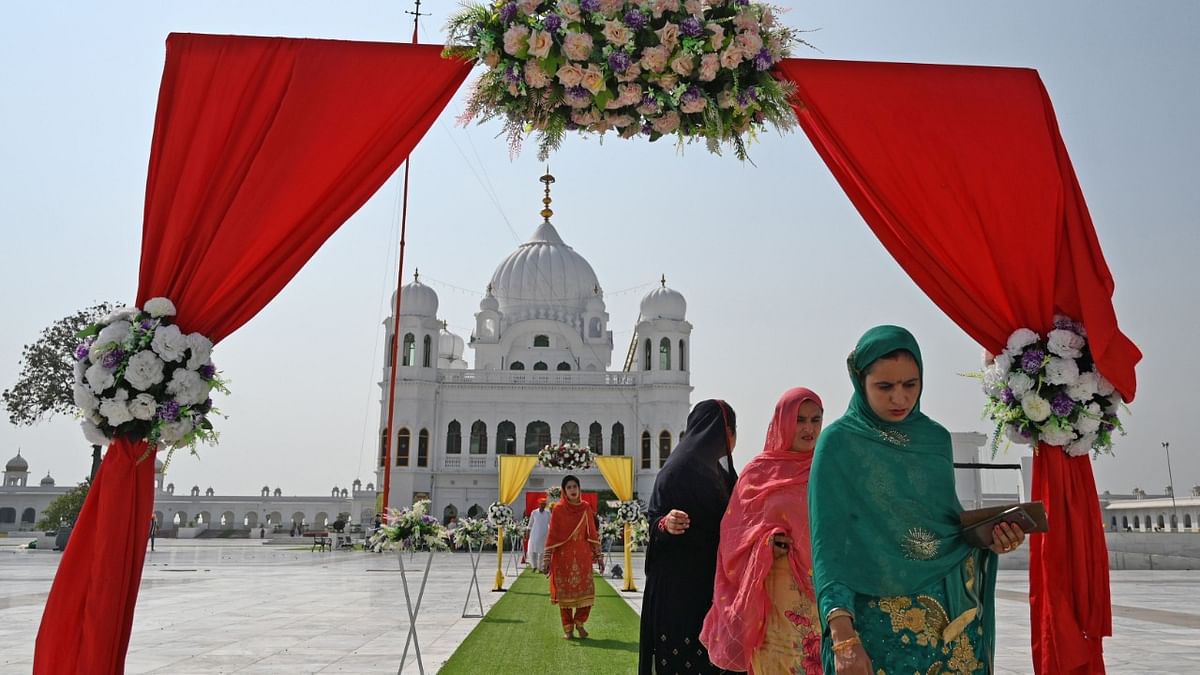 The reopening of the four-km long corridor coincides with the 552nd birth anniversary of Guru Nanak Dev which falls on November 19. Credit: AFP File Photo