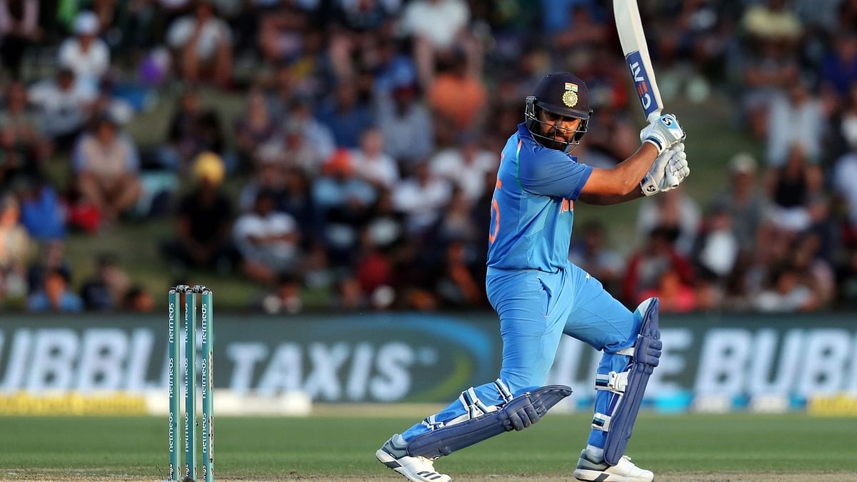 Rohit Sharma has scored 5 centuries in the 2019 World Cup, which is the most by any batsman in a single edition of the world cup tournament. Credit: AFP Photo