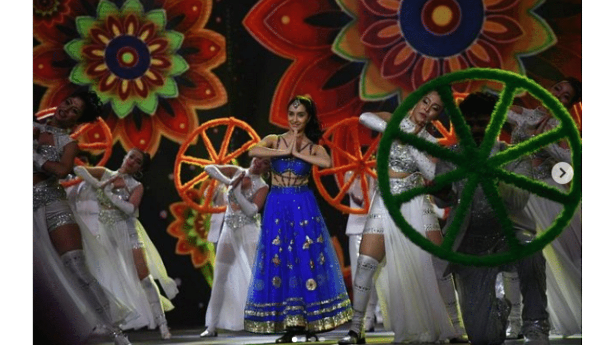 Shraddha Kapoor | 'Aarohi' looked stunning as she delivered an energetic performance during the opening ceremony. The star, who began her career in 2010 with 'Teen Patti', was last seen in the actioner Baaghi 3. She has a film with director Luv Ranjan in her kitty. Credit: Instagram/pibindia