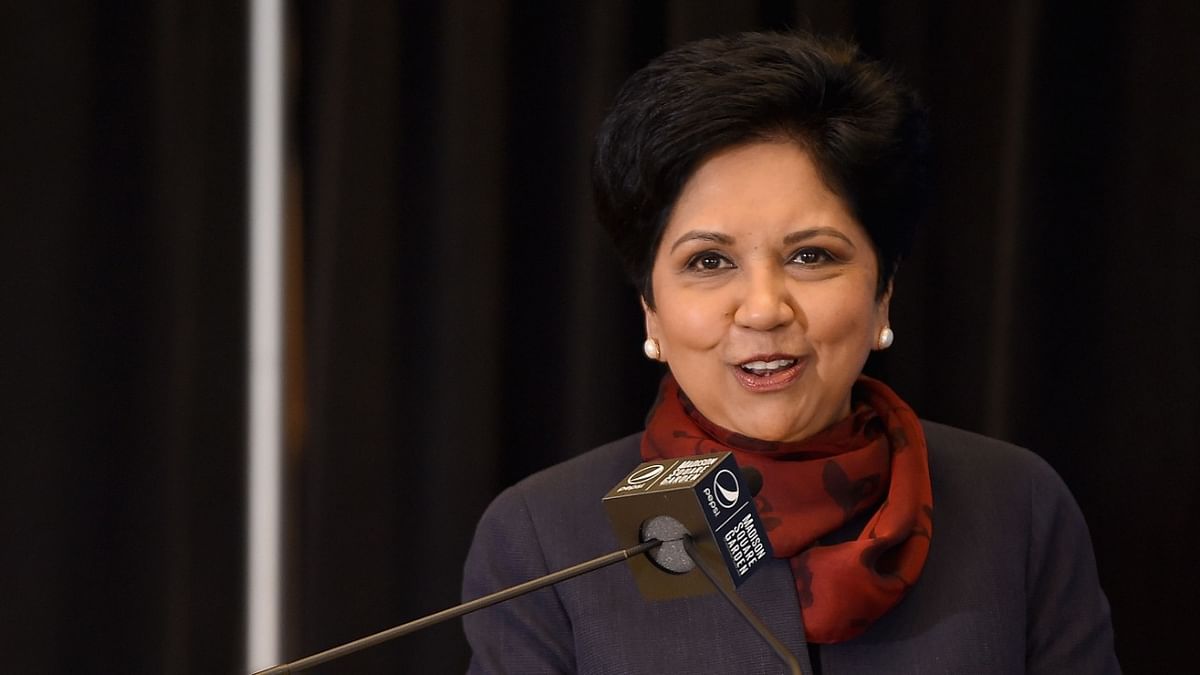 Indian-born American businesswoman Indira Nooyi served as the PepsiCo CEO from 2006-2018. Credit: AFP File Photo