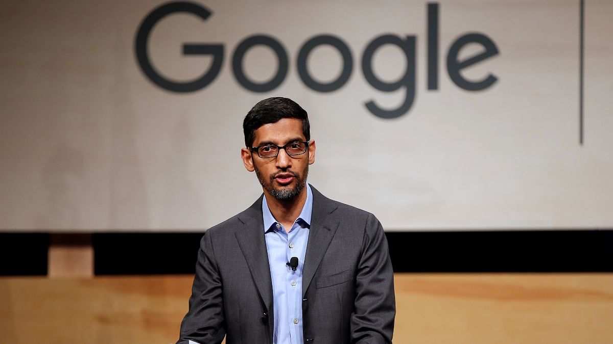 In August 2015, Sundar Pichai was named CEO of Tech giant Google, becoming only the third chief executive of the company after former CEO Eric Schmidt and co-founder Larry Page. Four years later, Pichai was elevated as the CEO of Google’s parent company Alphabet. Credit: Reuters File Photo