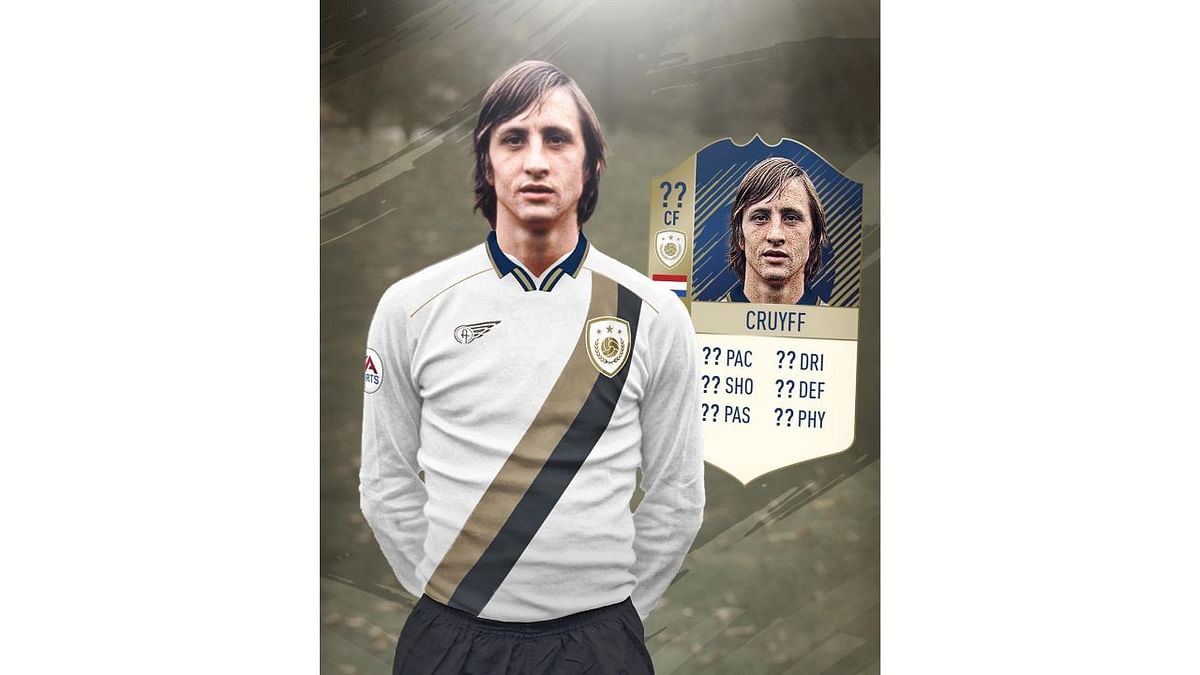 Johan Cruyff, the finest European player in history, has won it three times. Credit: Instagram/johancruyff