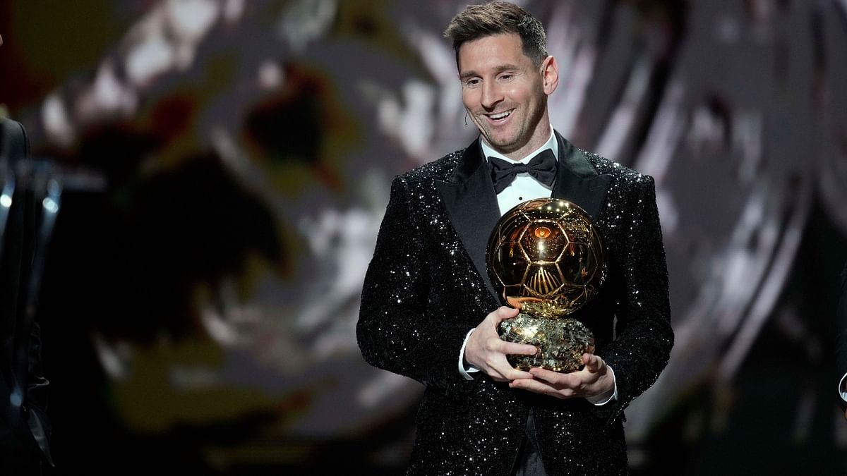 Lionel Messi is the only player in the history of the Ballon d’Or award to have won it for a record-extending seventh time. Credit: AP Photo