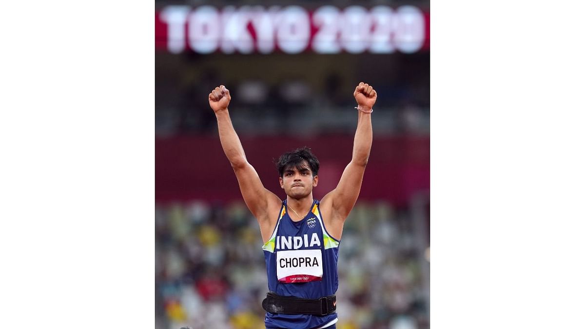 A poster worthy picture of Indian athlete Neeraj Chopra. Credit: Reuters Photo