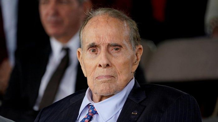Bob Dole, who overcame grievous World War II combat wounds to become a pre-eminent figure in US politics as a longtime Republican senator from Kansas and his party's unsuccessful 1996 presidential nominee, died at 89. Credit: Reuters File Photo