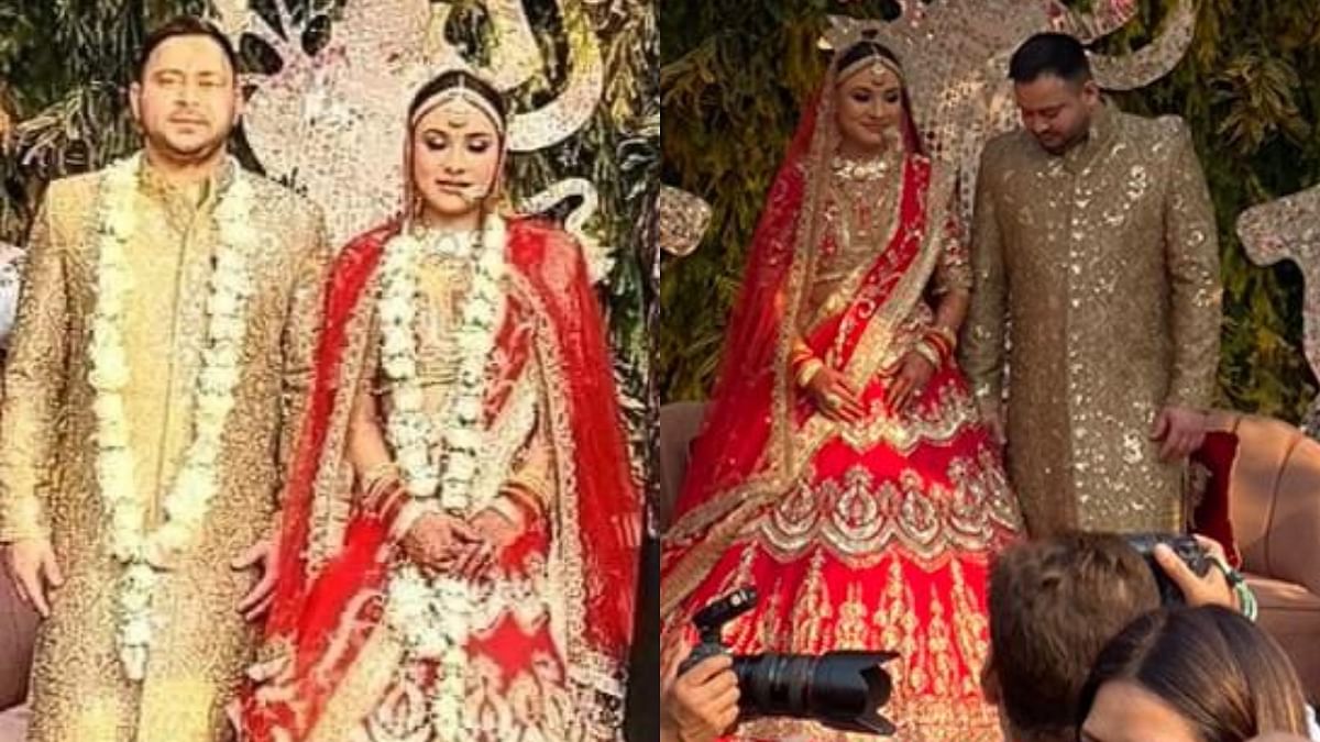 Tejashwi Yadav gets hitched to girlfriend Rachel Iris in an intimate ceremony; see pics