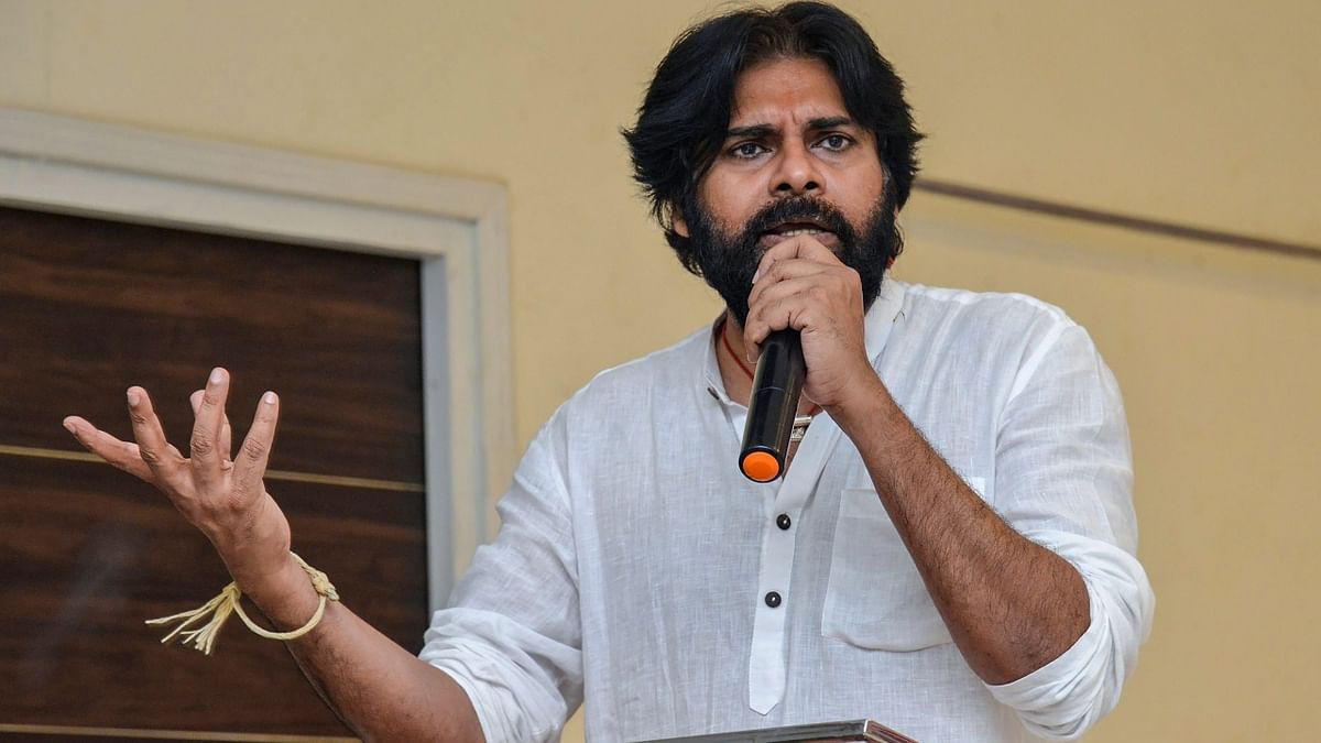 Actor and politician Pawan Kalyan was ranked second on the list. Credit: PTI Photo