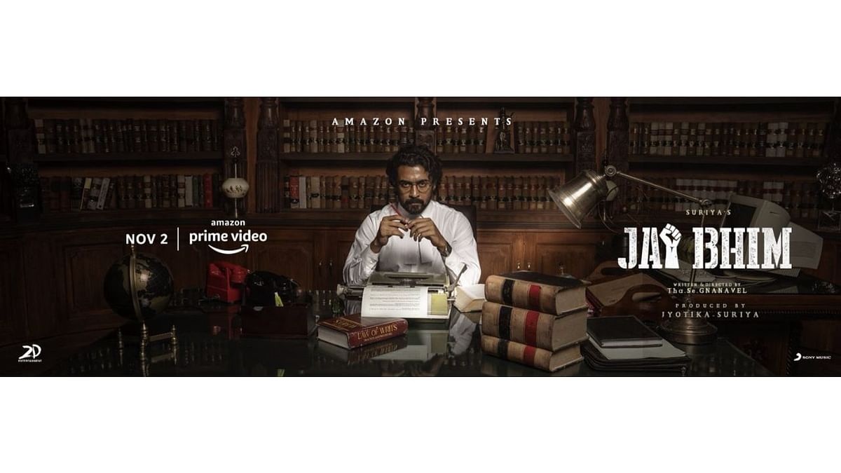 Suriya starrer Tamil language legal drama “Jai Bhim”, written and directed by Tj Gnanavel, has topped the list. The film is based on true events and revolves around the unfair treatment and discrimination of people from the Irular tribe. Credit: Special Arrangement