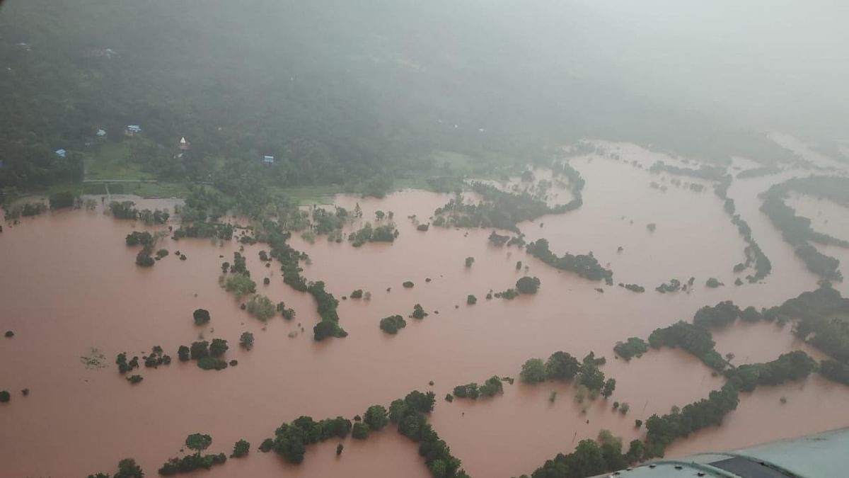 A series of floods took place across Maharashtra due heavy rains in July 2021. Credit: AFP Photo