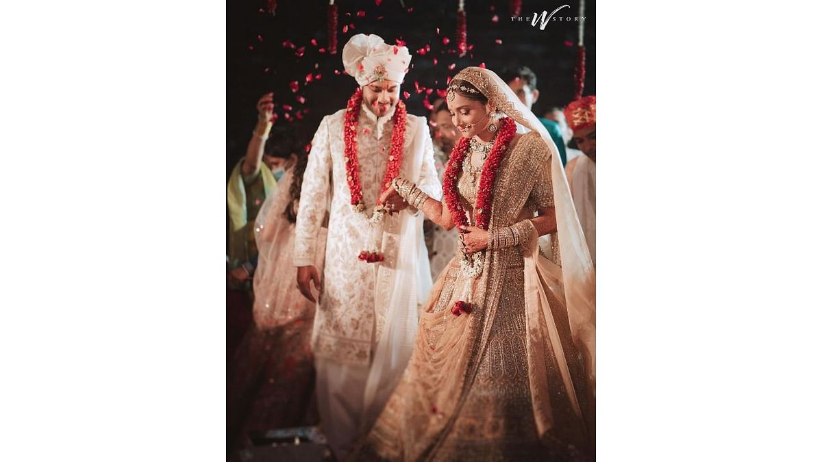 Bollywood actor Ankita Lokhande married her long time boyfriend Vicky Jain in Mumbai on December 14, 2021. Credit: Instagram/lokhandeankita